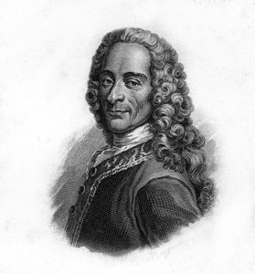 Voltaire portréja, 19. századi metszet alkotó: Unknown artist