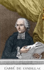 Etienne Bonnot de Condillac abbé (1715-1780) francia filozófus portréja alkotó: Unknown artist