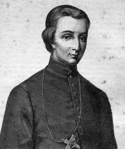 A „” Boldog Pierre-Louis-Marie Chanel, marista, Óceánia első vértanújának (1803-1841) portréja – a „” Les Contemporains”-ban”, n.d. század vége. alkotó: Unknown artist
