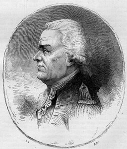 Grasse grófjának (Francois Joseph Paul, de Grasse Tilly márki) (1722-1788), az amerikai függetlenségi háborúban (1775-1783) részt vevő francia tengernagy portréja. Metszet 1881-ből. alkotó: Unknown artist