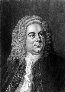 George Frederick Handel német származású angol zeneszerző portréja (Georg Friedrich Handel alkotó: Unknown artist