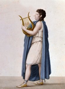 A francia tenor, Adolphe Nourrit (1802-1839) portréja Orpheusz szerepében Christof Glck azonos című művében. alkotó: Unknown artist