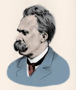 Friedrich Nietzsche (1844-1900) német filozófus portréja. alkotó: Unknown artist