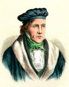 Georg Wilhelm Friedrich Hegel (1770-1831) német filozófus portréja. alkotó: Unknown artist