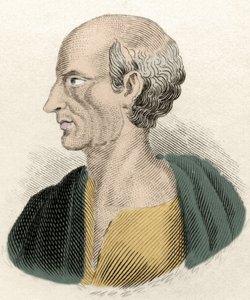 Antiszthenész (Kr. e. 444-365) görög filozófus portréja. alkotó: Unknown artist