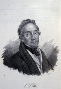 Pietro Colletta (1775-1831) olasz hazafi és történész portréja, metszet a XIX. alkotó: Unknown artist