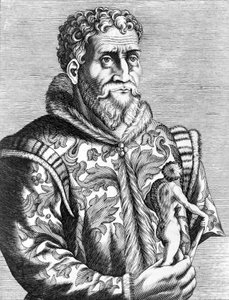 Michelangelo Buonarroti olasz festő, Michelangelo (Michelangelo vagy Michel Ange) portréja alkotó: Unknown artist