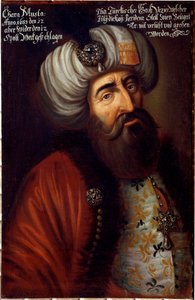 Merzifoni Kara Musztafa pasa oszmán katona portréja alkotó: Unknown artist