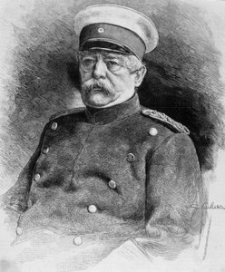 Portrait of the Prince of Bismarck (1815 - 1898). alkotó: Unknown artist