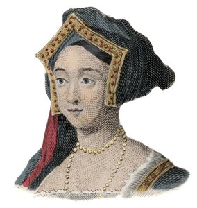 Jane (Jeanne) Seymour angol királynő (1509-1537), VIII. Henrik feleségének portréja alkotó: Unknown artist
