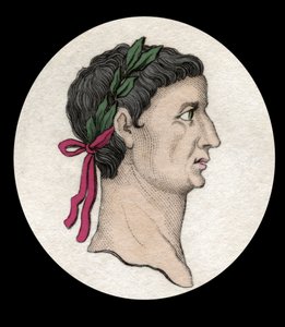 Tibere római császár (Tiberius Claudius Nero) portréja (i. e. 42-37). századi metszet. alkotó: Unknown artist