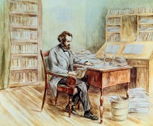 Karl Marx politikai teoretikus portréja alkotó: Unknown artist