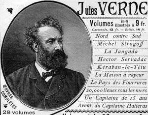 Jules Verne (1828-1905) író portréja 1887-ben. alkotó: Unknown artist