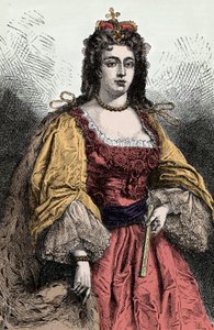 Anna királynő – Anne Stuart (1665-1714), Anglia, Írország és Skócia királynő portréja – alkotó: Unknown artist