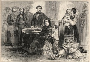 II. Izabella spanyol királynő (Bourbon Izabella) (1830-1904) és Assisi Francois Bourbon vagy I. Francois spanyol (1822-1902) a szeptemberi forradalom (Gloriosa) után a franciaországi Pau kastélyban keresett menedéket gyermekeikkel . Gyermekeik között alkotó: Unknown artist