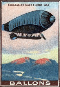 Renard és Krebs léghajó ballon alkotó: Unknown Artist