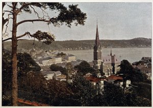 Rio de Janeiro, kilátás a Morne de Gloria-ra, 19. század vége alkotó: Unknown artist