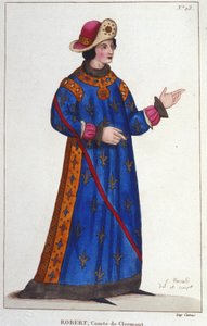 Francia Róbert, Clermont grófja (1256-1318). Capetian Prince. alkotó: Unknown artist