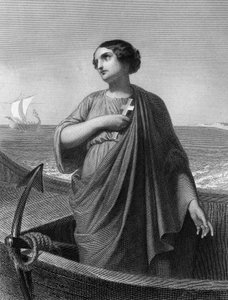 Saint Paule.Római patrícius (347-404) – a „” A szent asszonyok” c. 1852. alkotó: Unknown artist