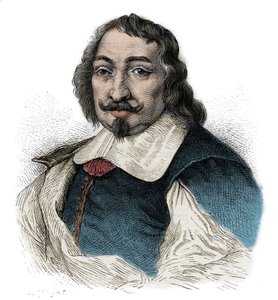 Samuel de Champlain (1567-1635) - Samuel de Champlain (1567-1635) amerikai francia felfedező portréja - alkotó: Unknown artist