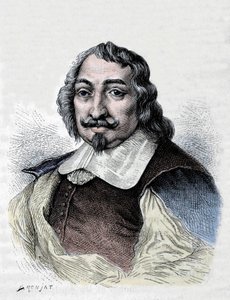 Samuel de Champlain francia felfedező és gyarmatosító (1567-1635). Kanada gyarmatosítója. Metszet 1830-ból, Moncornet komoly portréja után. alkotó: Unknown artist