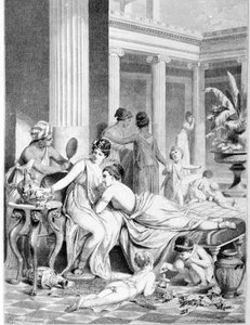 Sapho (Sappho) és társai. alkotó: Unknown artist