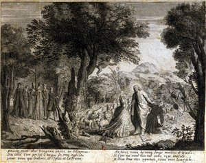 Szatirikus matrica a janzenizmus ellen. alkotó: Unknown artist
