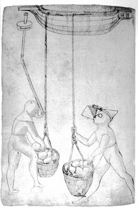 A 15. századi scaphandlerek. alkotó: Unknown artist