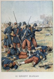 Blandan őrmester Algéria meghódítása közben halt meg 1842-ben – a Histoire de France-ban” alkotó: Unknown artist