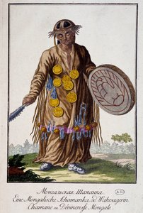 Sámán vagy mongol Devineresse - Metszet alkotó: Unknown artist