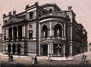 A bécsi Stadttheater Ausztriában (Bécs) „A világ 168 nézetet illusztrál” Datálatlan (XIX. század vége) alkotó: Unknown artist