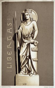 A Chartres-i Szabadságot ábrázoló szobor. alkotó: Unknown artist