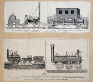 Stephenson „rakéta” mozdonya alkotó: Unknown artist