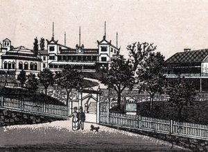 Stockholm, Svédország: Haselbacken kilátása. in "" A világ 168 nézetet szemléltet"" Keltezés nélküli (19. század vége) alkotó: Unknown artist