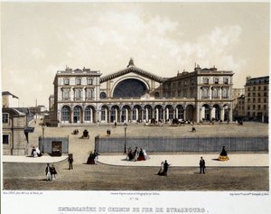 Strasbourg pályaudvara (ma Gare de l