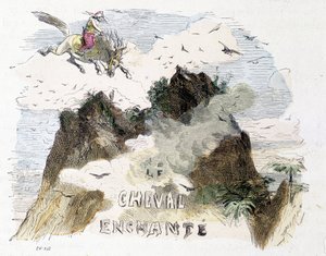Mese: Az elvarázsolt ló – az „Ezeregy éjszaka”-ban”, szerk. Emile Guérin, mesélte Md Bondet, Párizs, n.d. alkotó: Unknown artist