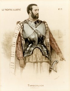 Tamberlick Otellóként, Rossini Enrico Tamberlik (nyomtatott) alkotó: Unknown artist