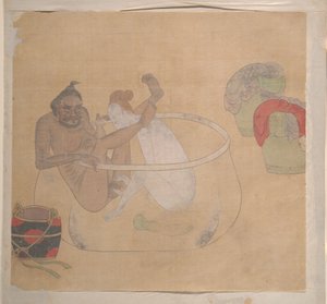 Tatár tiszt a szőke hölggyel alkotó: Unknown Artist