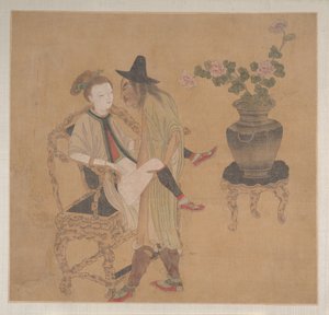 Tatár tiszt a szőke hölggyel alkotó: Unknown Artist