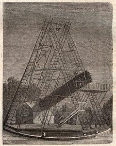 Teleszkóp, William Herschel (Friedrich Wilhelm Herschel alkotó: Unknown artist
