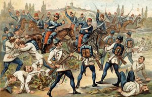 A solferinói csata (június 24 alkotó: Unknown artist