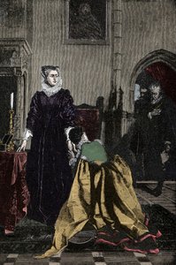 A halál letartóztatásáról szóló könyv Mary Stuartnak (Skócia királynője alkotó: Unknown artist