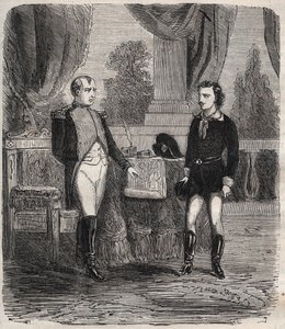 Friedrich Stabs kihallgatása sikertelen meggyilkolási kísérlete után I. Napóleon – Friedrich (Frederic) Staps kihallgatja Napóleont, egy fiatal németet, aki megkísérelte meggyilkolni Napóleont október 12-én alkotó: Unknown artist