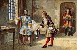 A vasmaszkos ember, 1679 és 1703 között egy belső államfogoly Sainte Marguerite (Sainte-Marguerite) sziget erődjében alkotó: Unknown artist