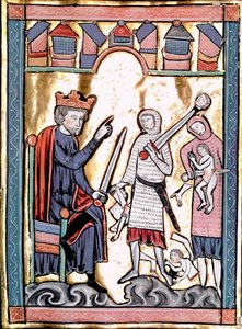 Az ártatlanok mészárlása Miniatűr a „Liber Psalmorum Cum Calendario”-ból vagy a „Psaltier à l