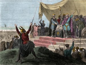 Német Lajos strasbourgi esküje alkotó: Unknown