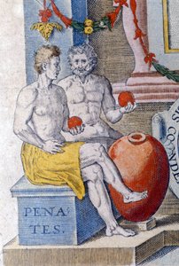 A Penates. (a várost vagy az otthont védő házi istenek). alkotó: Unknown artist