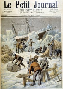 The Wellman Polar Expedition: Camp on the Ice, "" The Petity Journal"", 1894.08.27. alkotó: Unknown artist