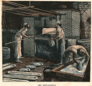 A pékek. 19. századi illusztráció, Bianchetti gyűjtemény. alkotó: Unknown artist