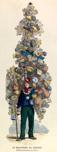 A kosárkereskedő Párizsban a 19. században - magángyűjtemény alkotó: Unknown artist